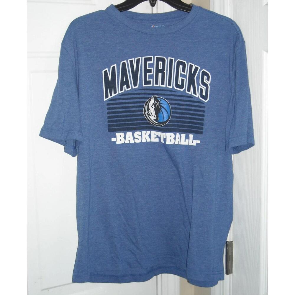 Dallas Mavericks Tee Shirt Blue Mens T-Shirt